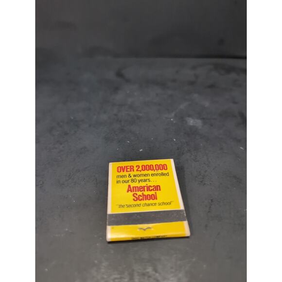 American School‎ High School Diploma, Match Box, Matchbook Collectible, Vintage - Picture 2 of 6